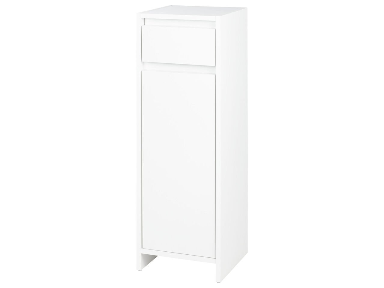 Mobiletto da bagno con cesto portabiancheria