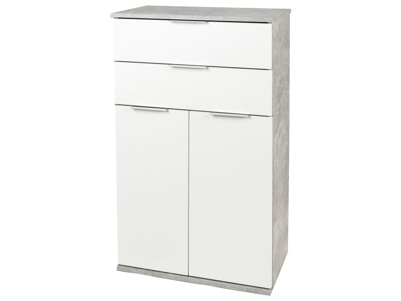 Mobiletto con 2 cassetti e 2 ante