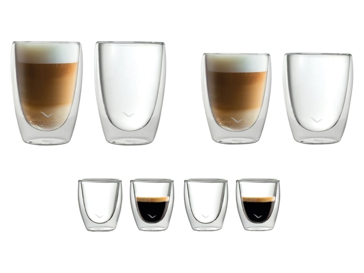 Tazze, tazzine o bicchieri a doppia parete