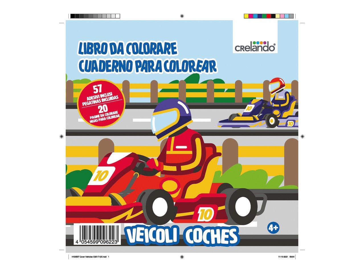 Album da colorare con paillettes e sticker