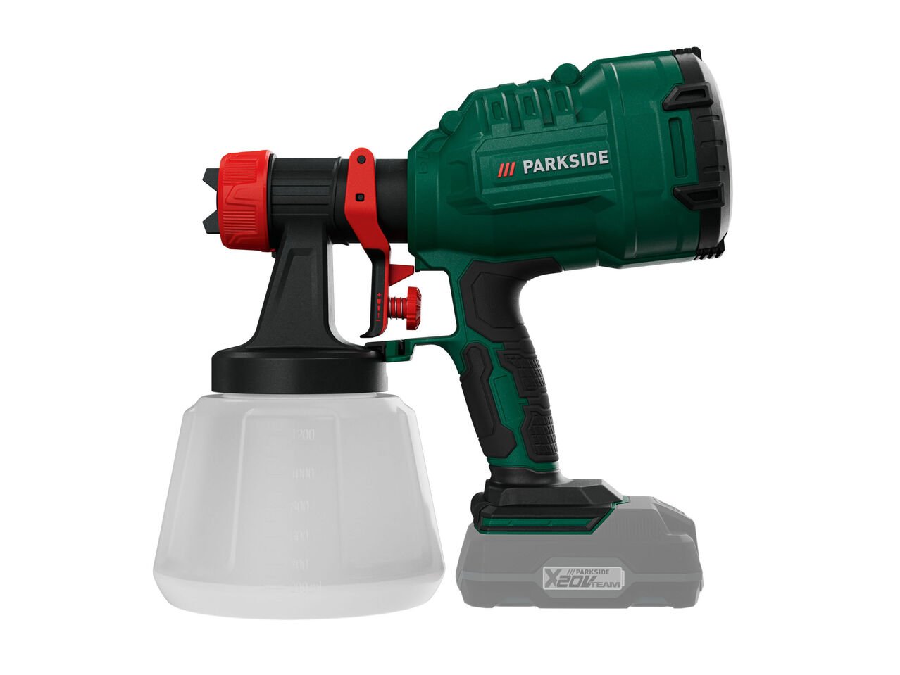 Pistola per verniciare ricaricabile