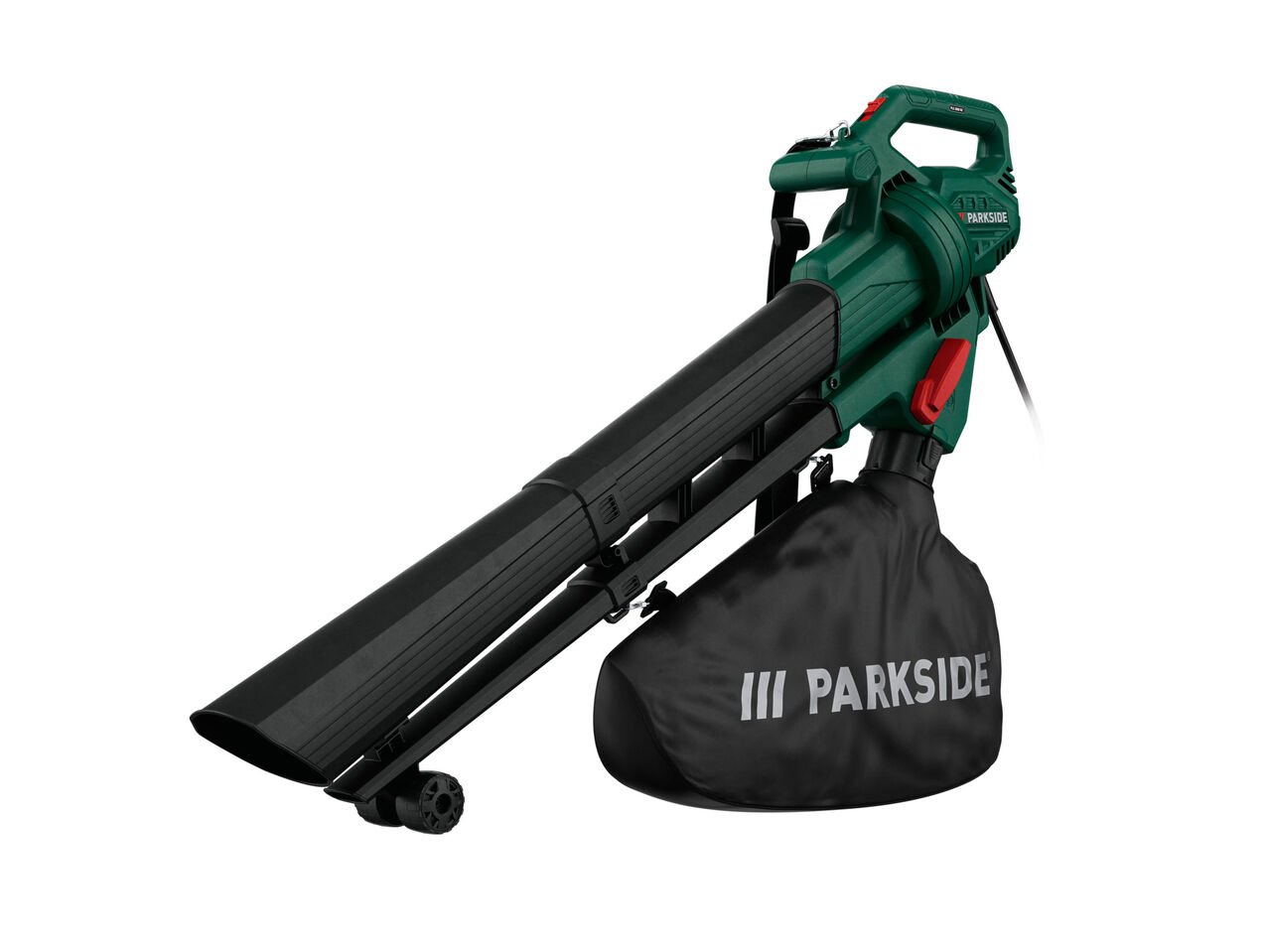 Soffiatore, aspiratore, trituratore per foglie