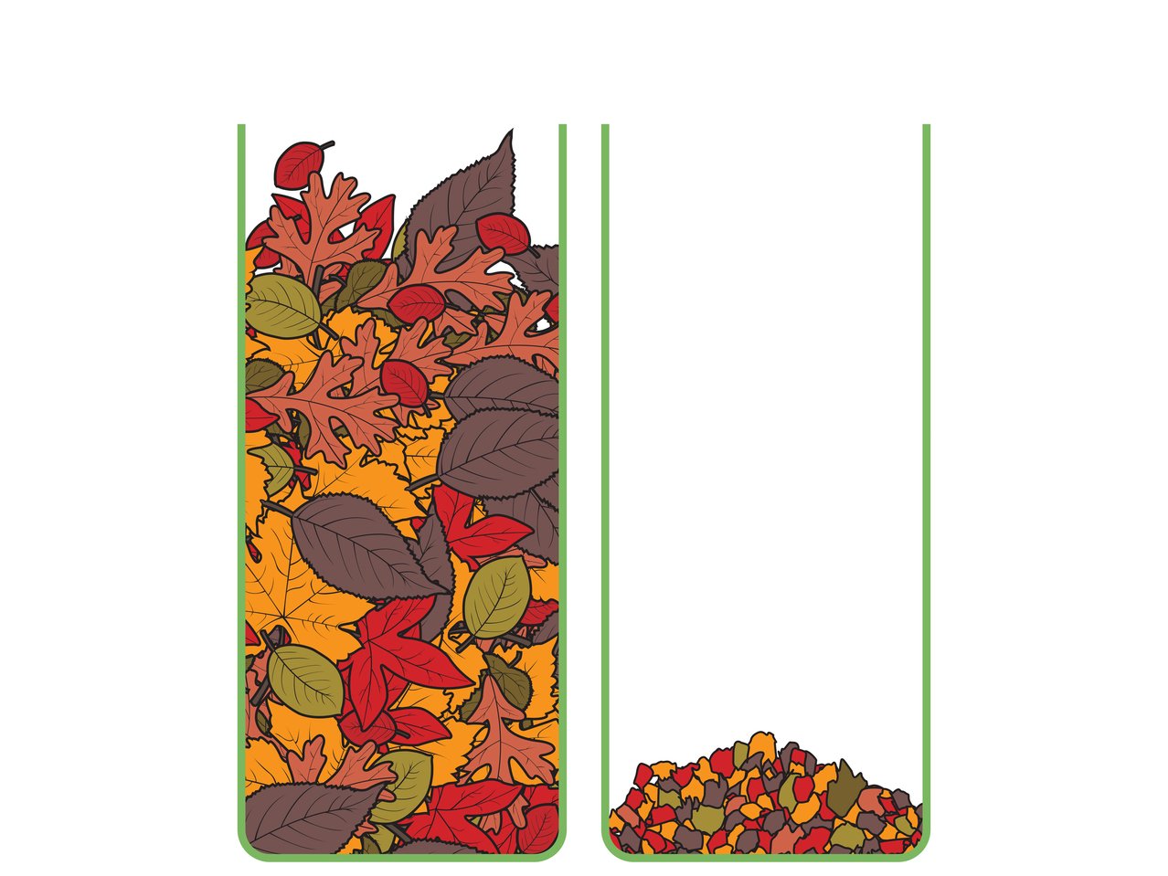 Soffiatore, aspiratore, trituratore per foglie