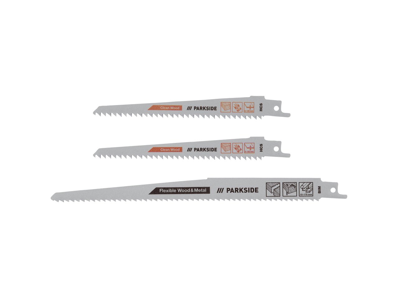 Set lame per seghetto elettrico