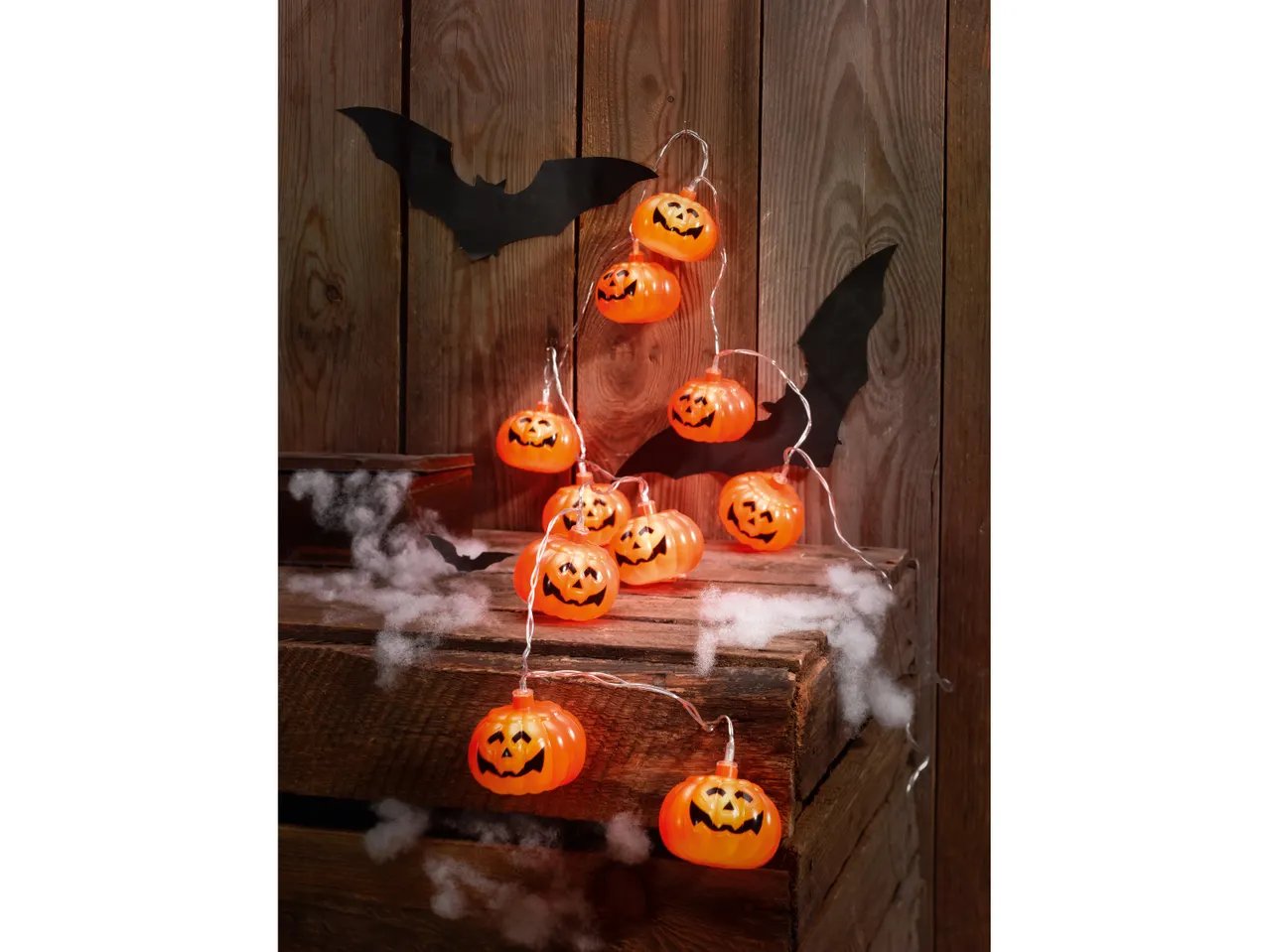 Catena luminosa di Halloween