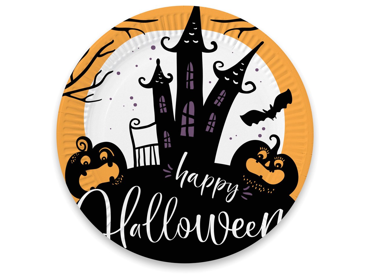 Piatti di carta a tema Halloween