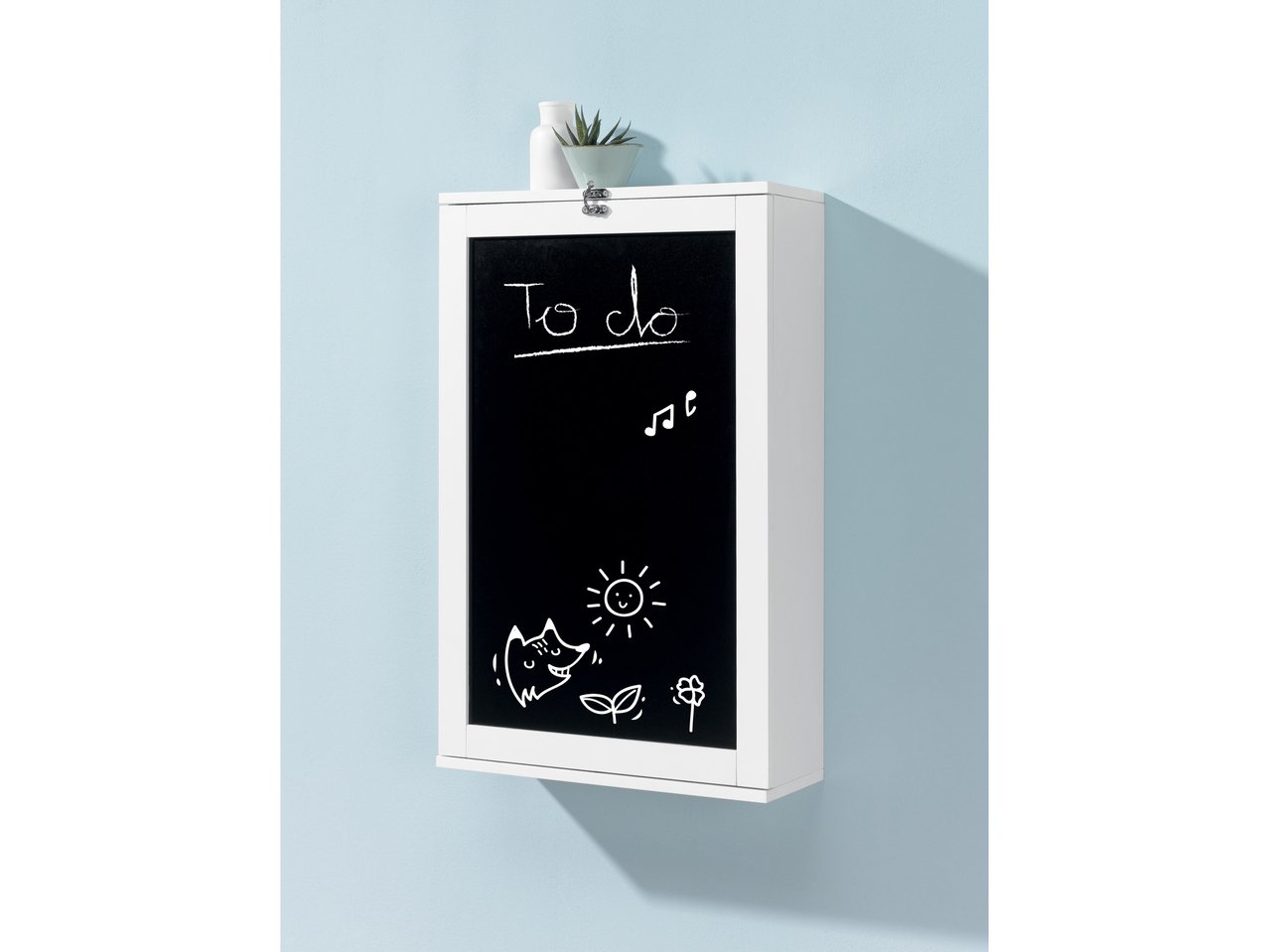 Scaffale a muro con ripiano pieghevole