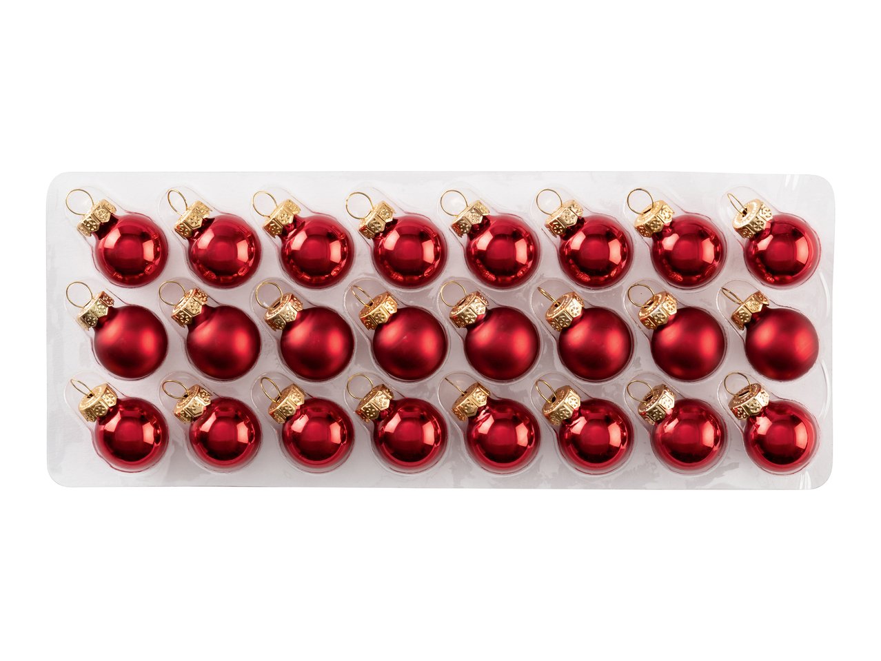 Palline natalizie in vetro