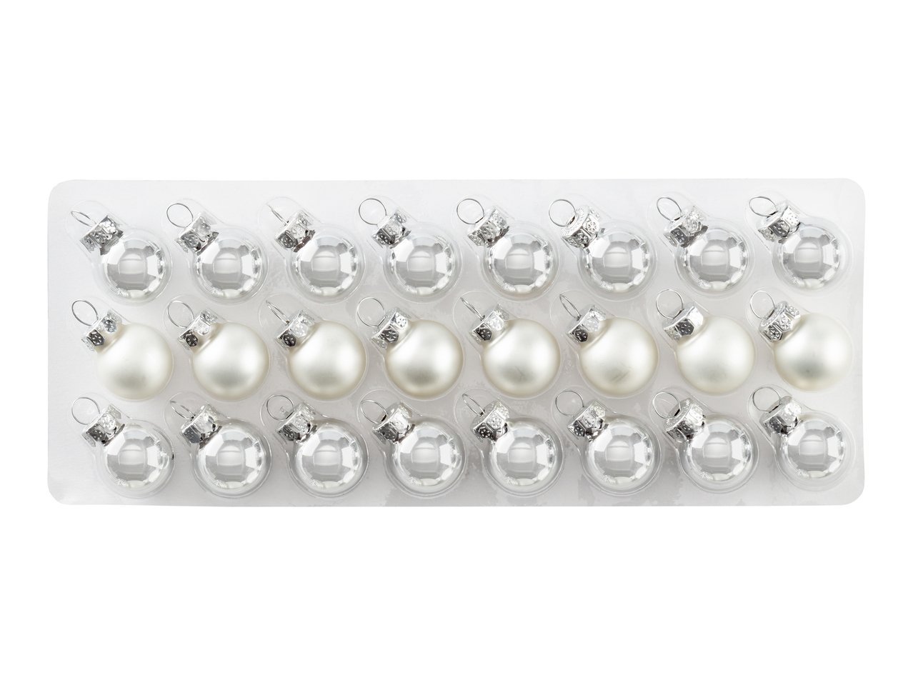 Palline natalizie in vetro