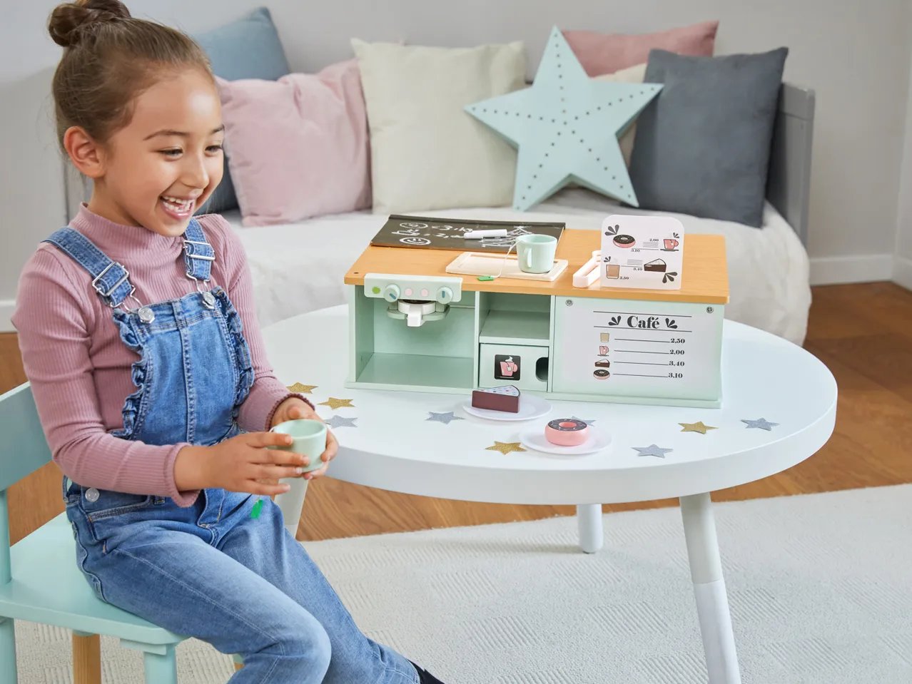 Mini bancarella, caffetteria o cucina in legno