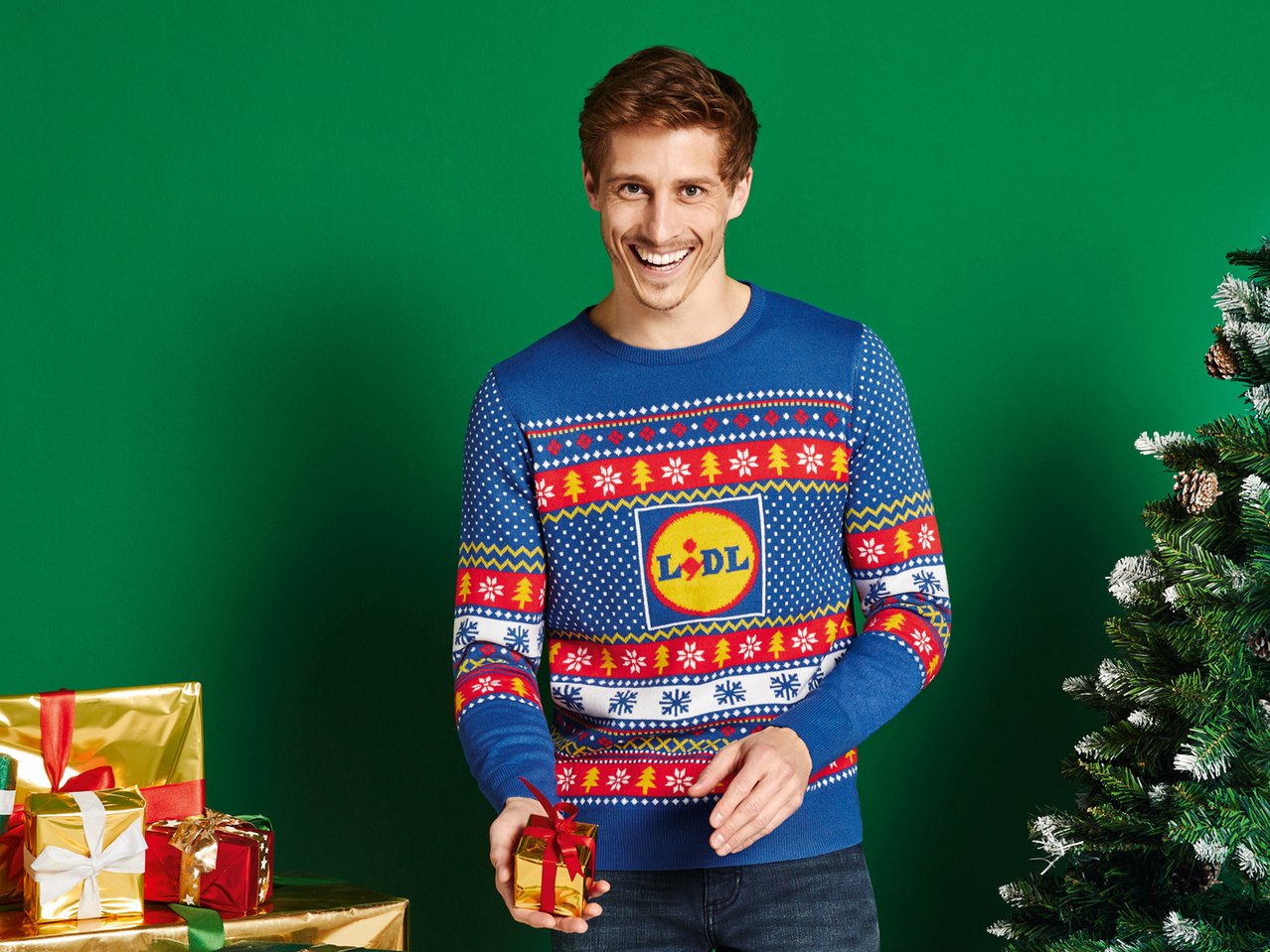 Pullover natalizio da uomo "Lidl"