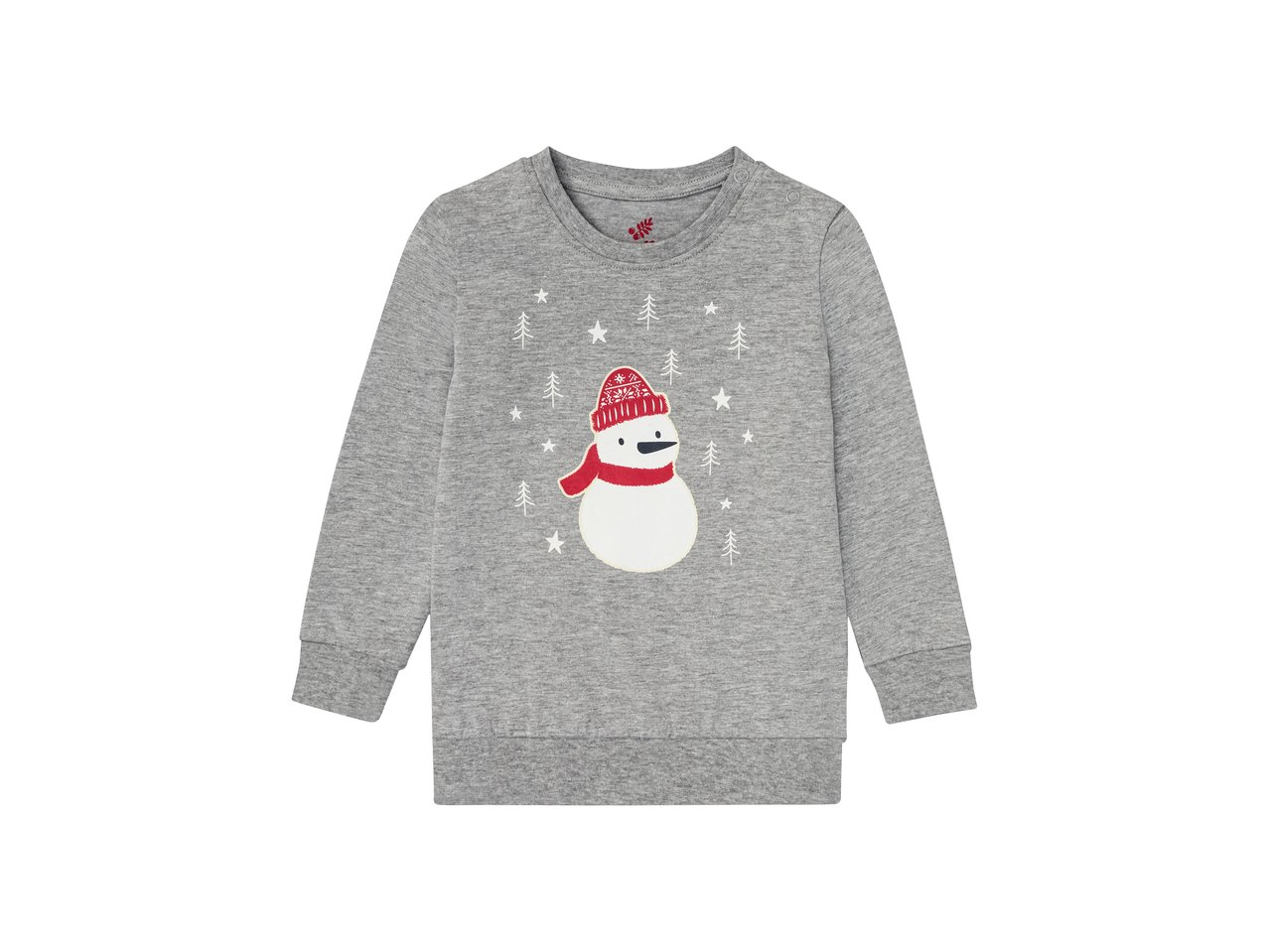 Maglia fluorescente a maniche lunghe da bambina