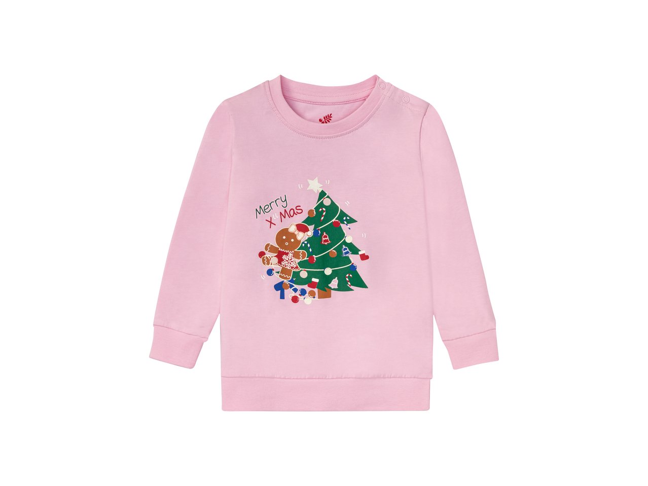 Maglia fluorescente a maniche lunghe da bambina