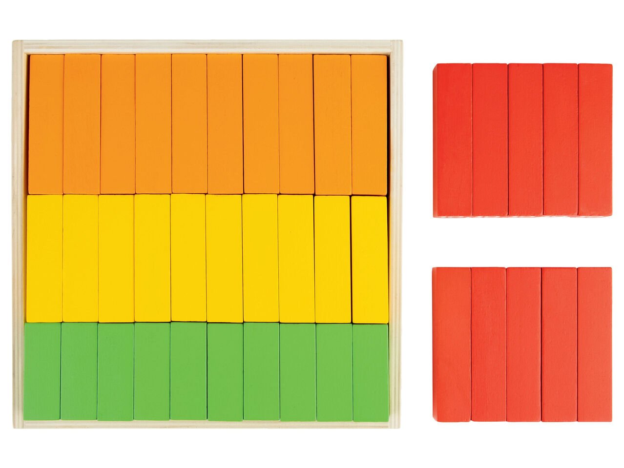 Gioco Montessori "Regoli, figure o puzzle"