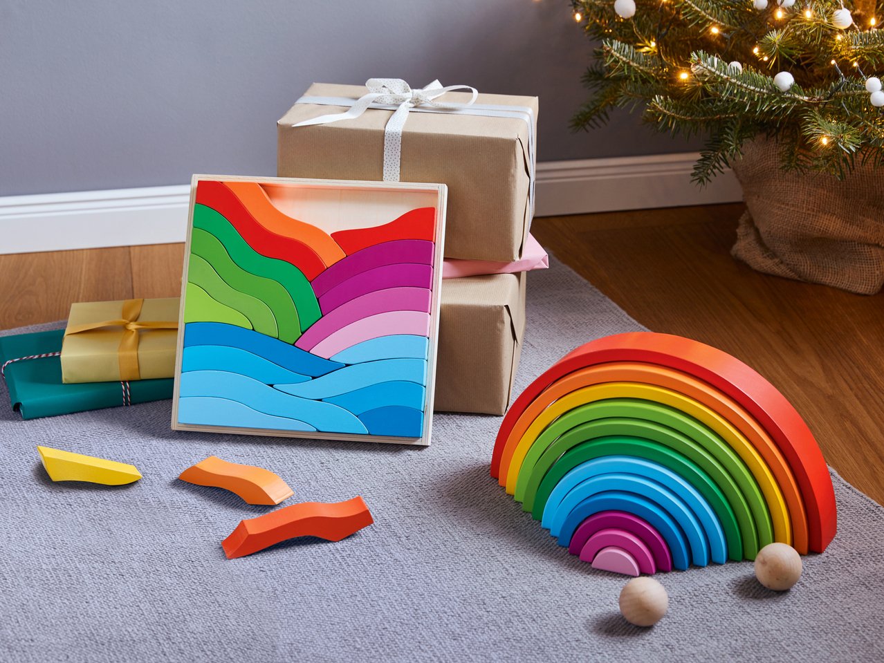 Gioco Montessori "Regoli, figure o puzzle"