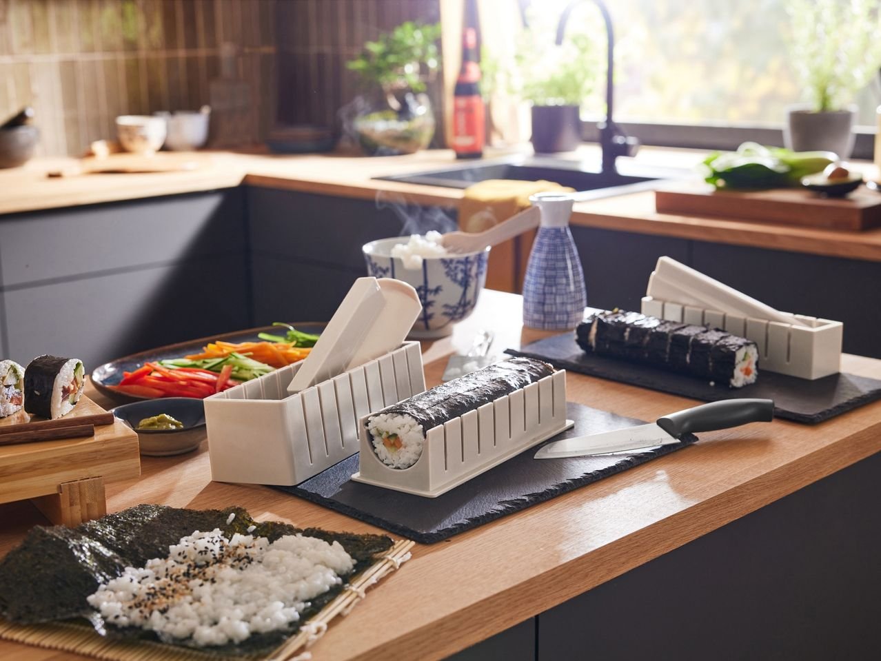 Kit preparazione sushi, 13 pezzi