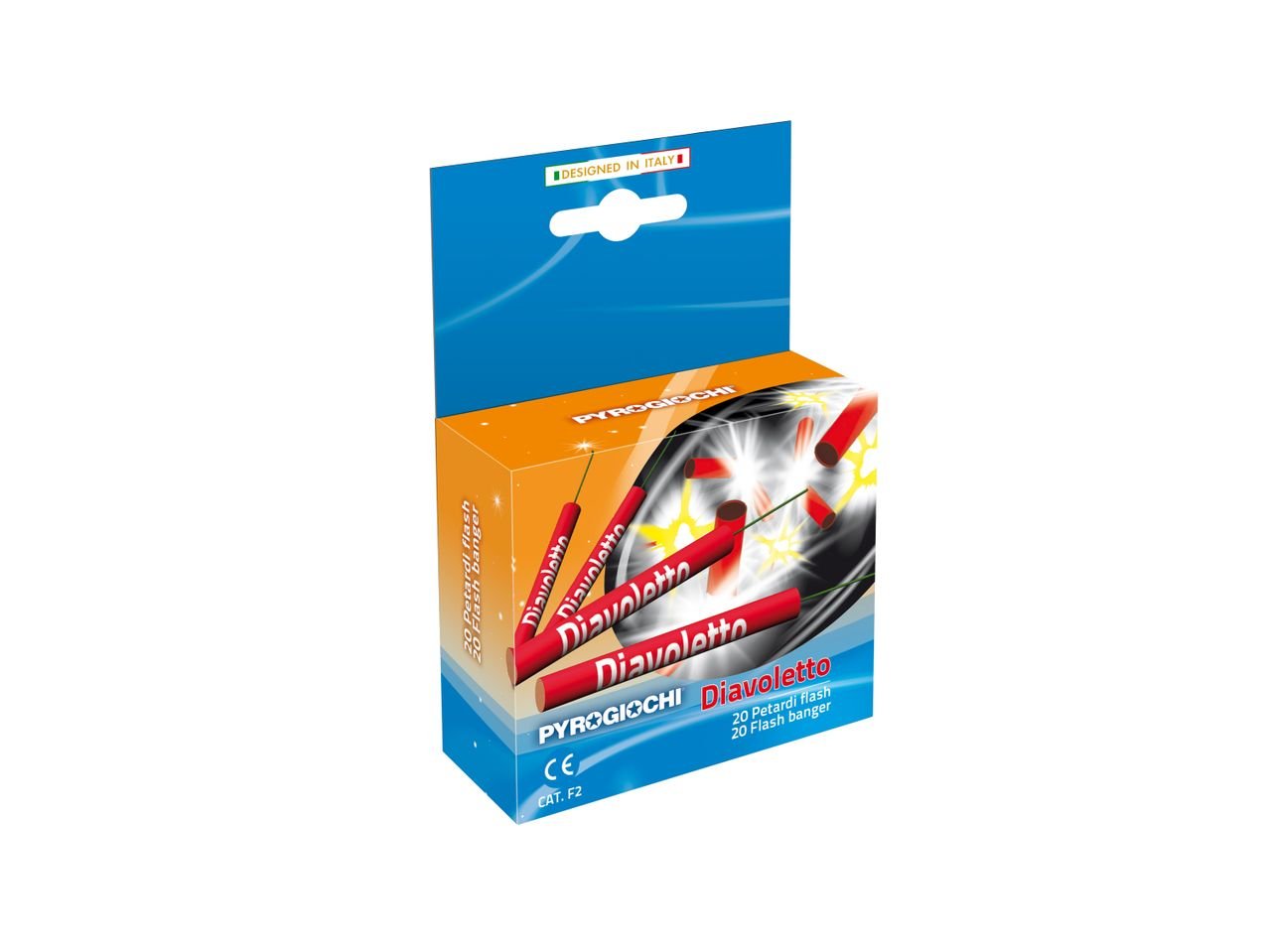 Petardi flash “DIAVOLETTO”, 20 pezzi