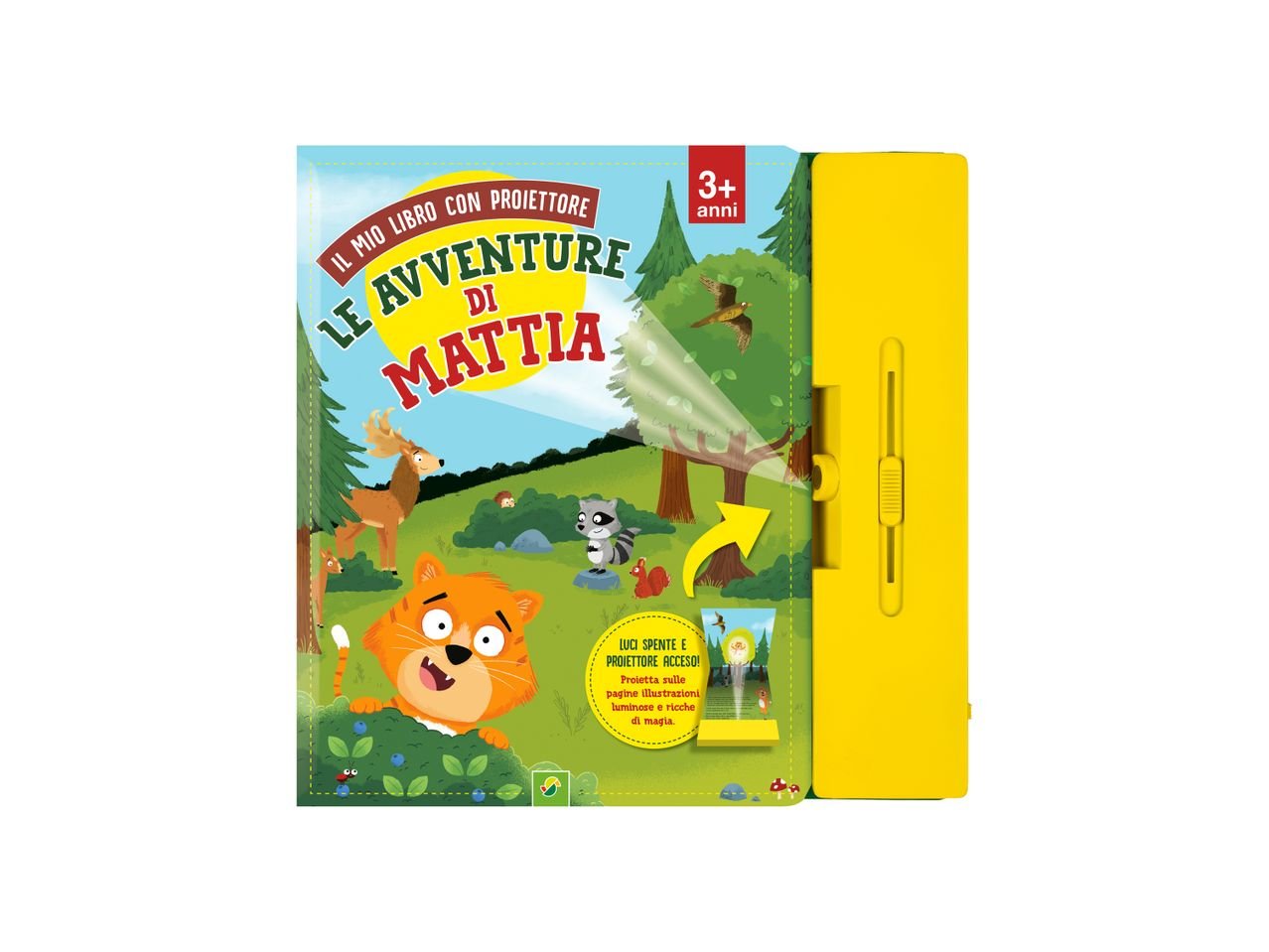 Libro per bambini con proiettore