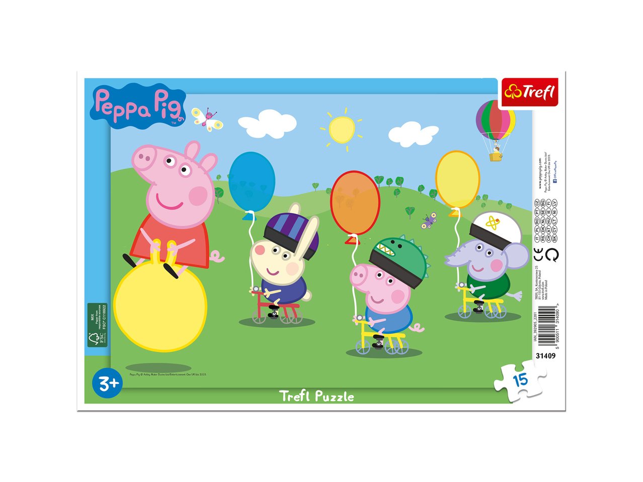 Puzzle per bambini "Avengers, Paw Patrol, Frozen, Peppa Pig, Disney Princess, Winnie the Pooh"