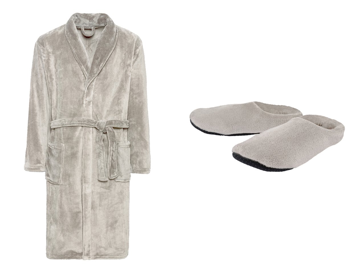 Set accappatoio con pantofole