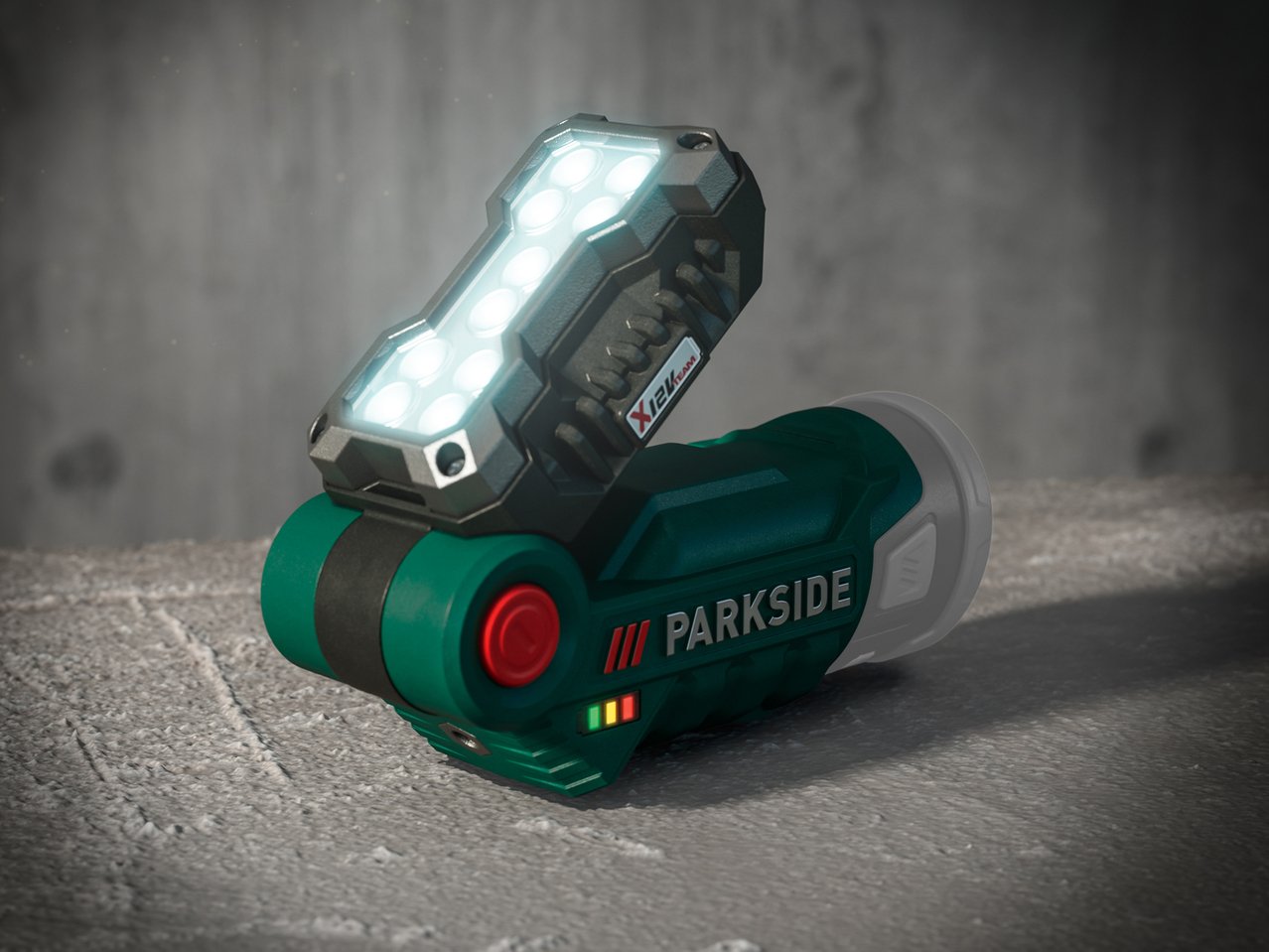 Lampada LED ricaricabile da lavoro