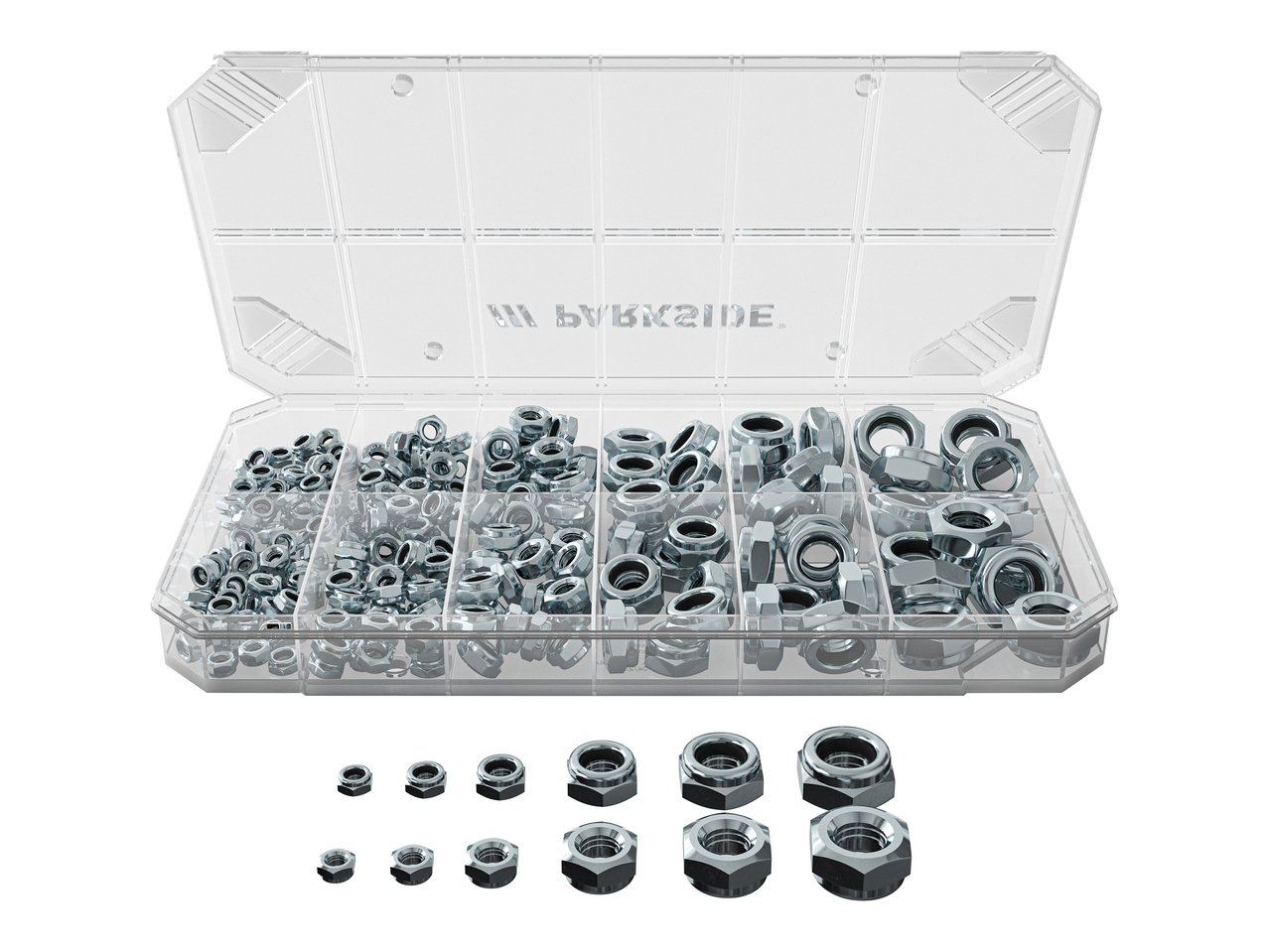 Set ganci, rondelle o dadi esagonali