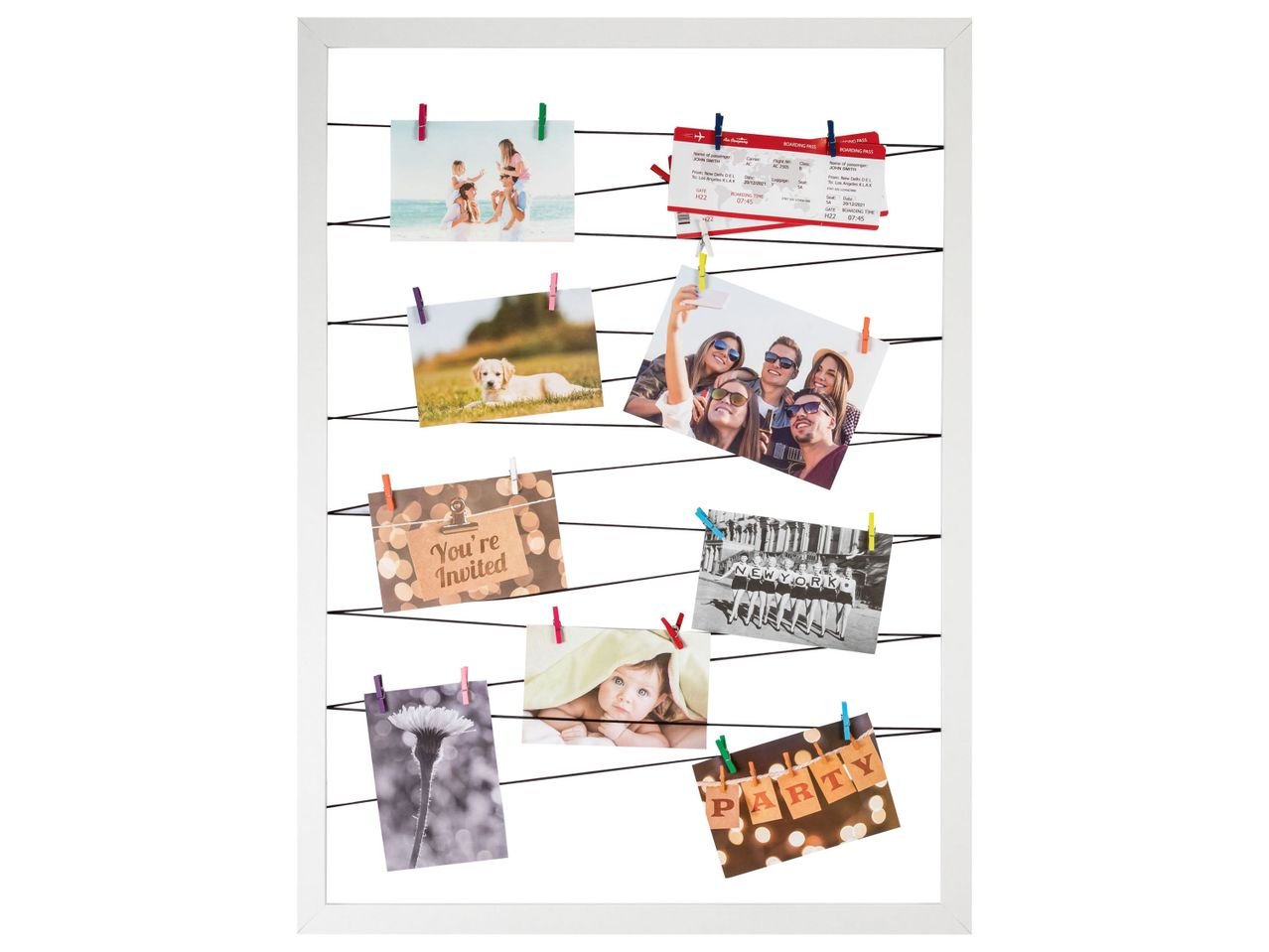 Cornice portafoto multipla o lavagnetta portafoto