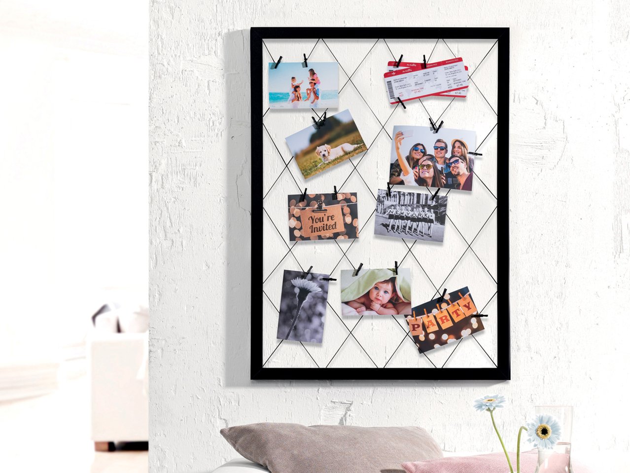 Cornice portafoto multipla o lavagnetta portafoto