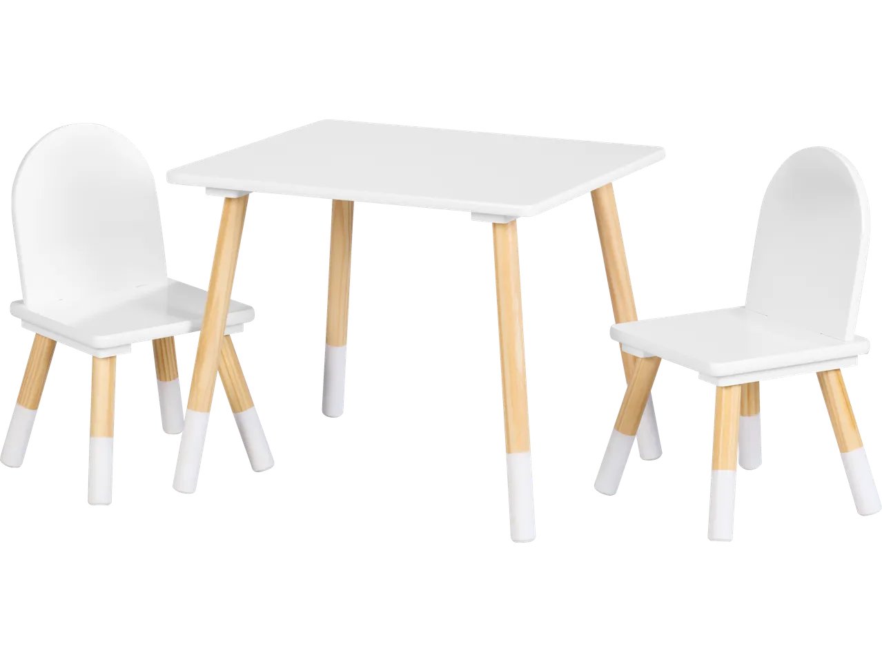 Tavolo con 2 sedie per bambini