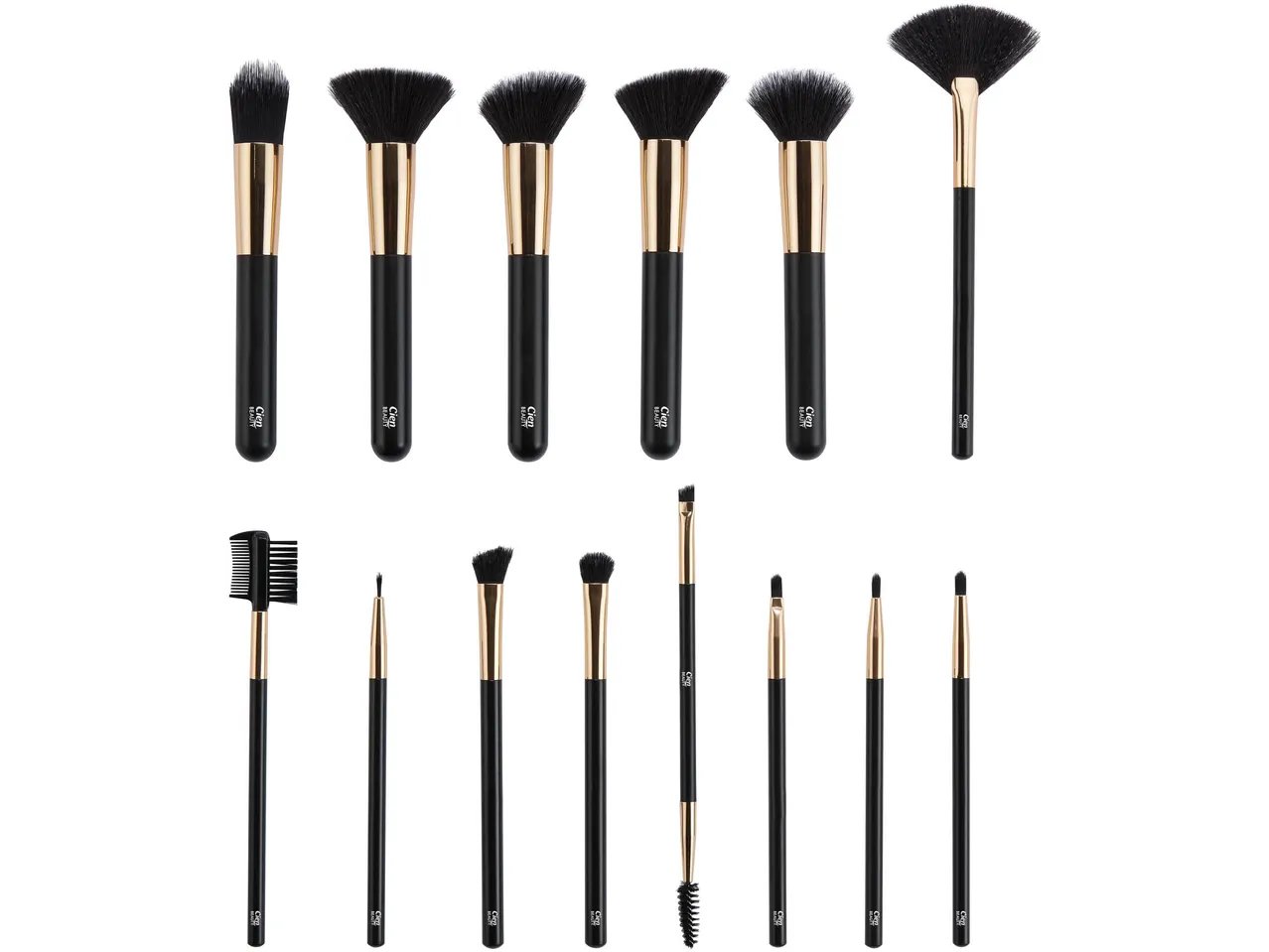 Set pennelli per il trucco, 14 pezzi