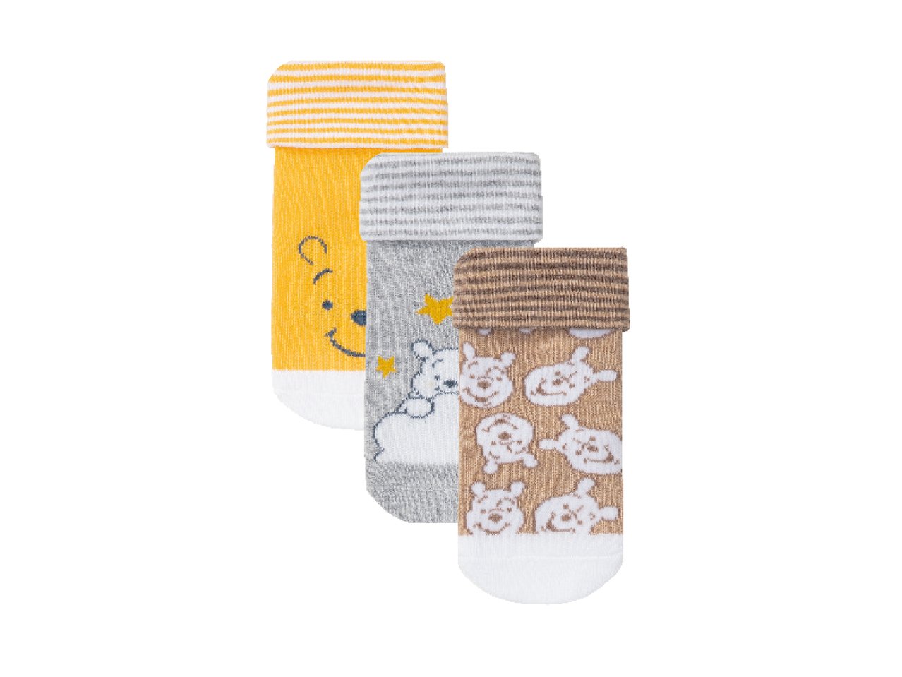 Calzini da neonata "Winnie the Pooh, Bambi, La carica dei 101"