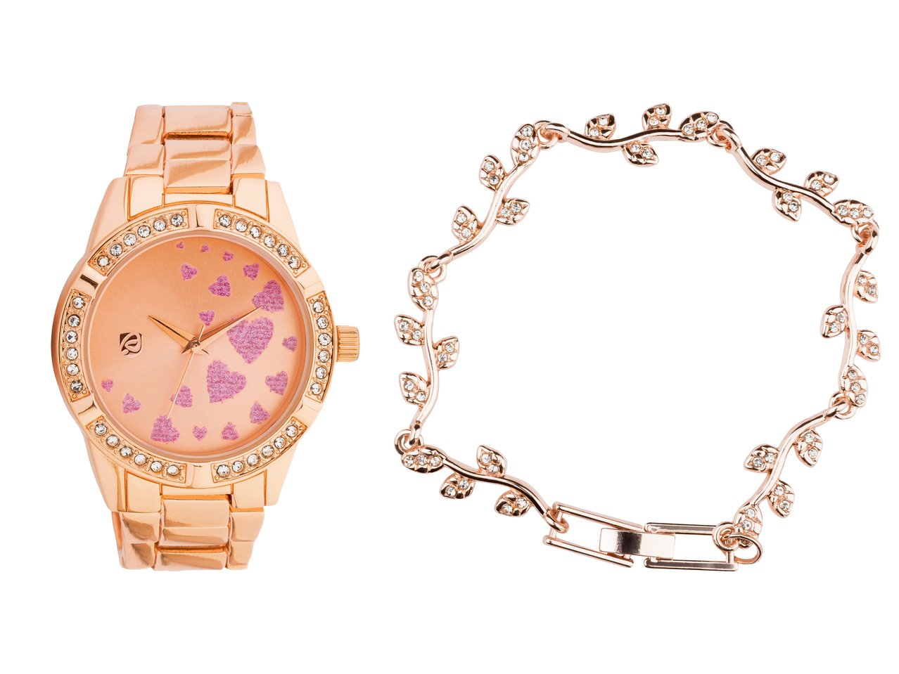 Set orologio e braccialetto da donna