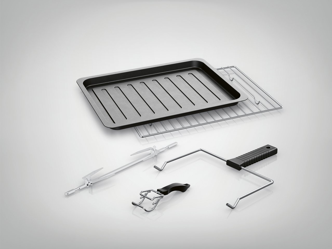 Forno elettrico con spiedo girevole