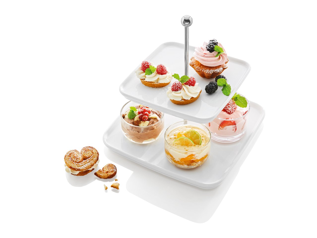 Alzata in porcellana