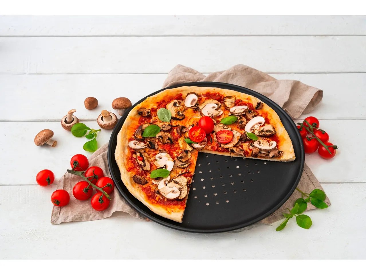 Teglia per pizza, 1 o 2 pezzi