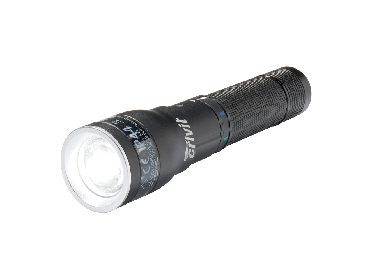 Torcia ricaricabile LED 4 colori