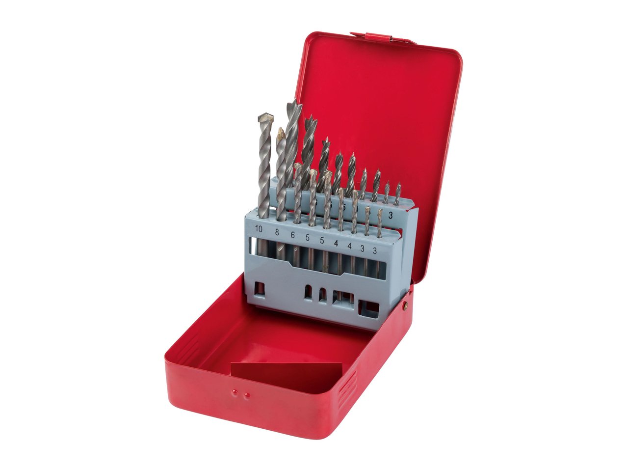 Set punte da trapano per acciaio o per legno e pietra