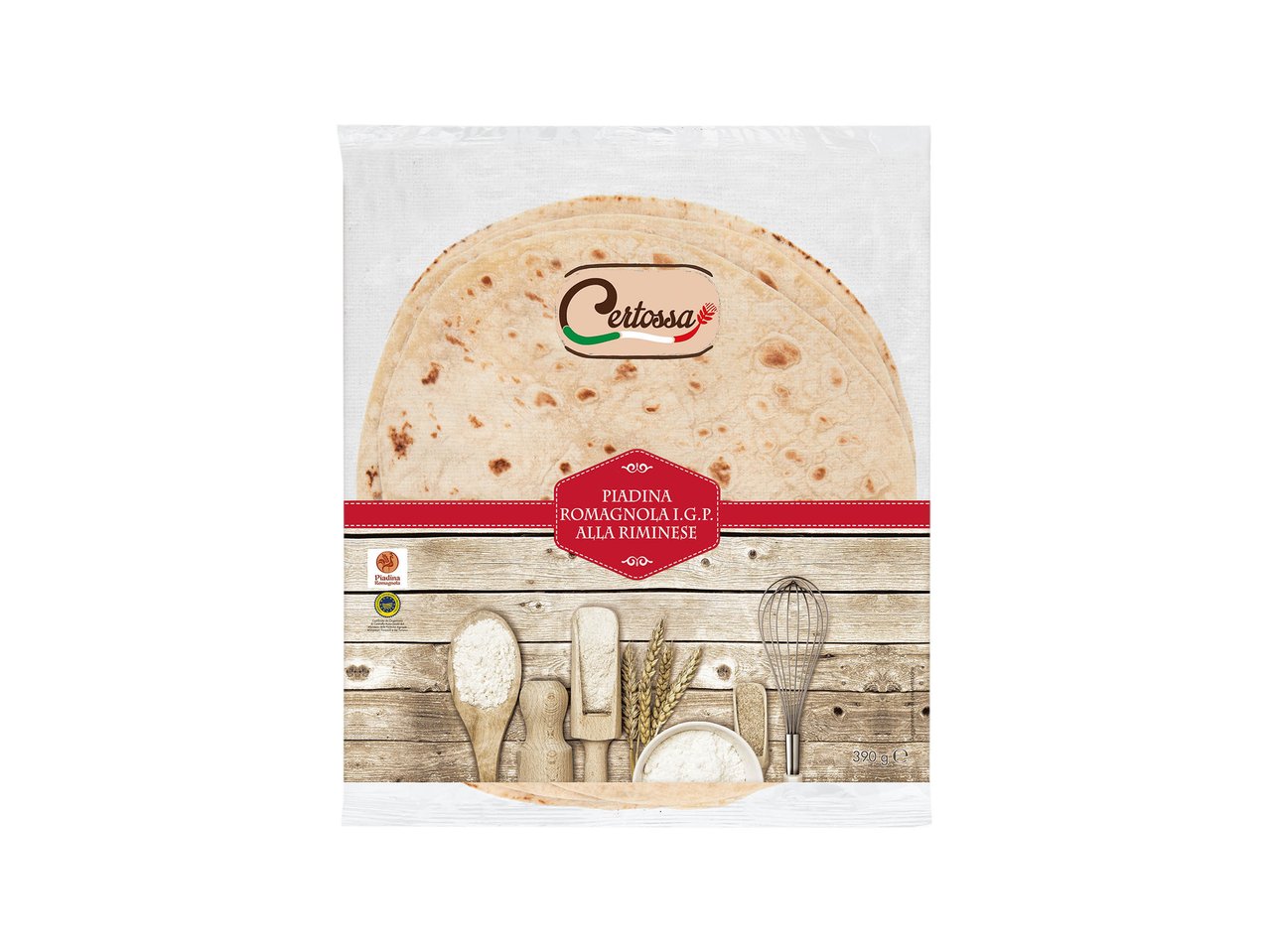 Piadina Romagnola I.G.P. alla Riminese