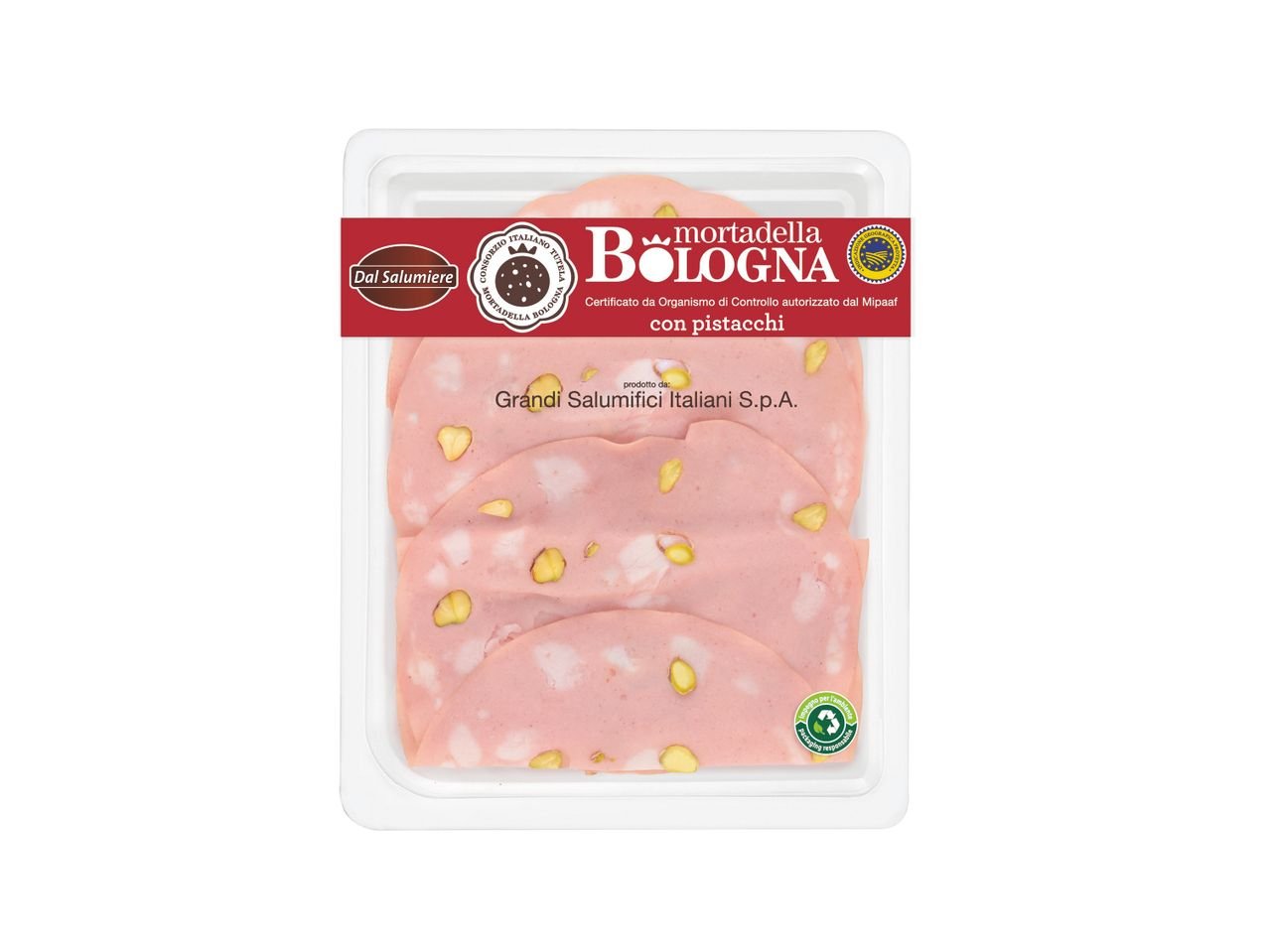 Mortadella Bologna IGP con pistacchi