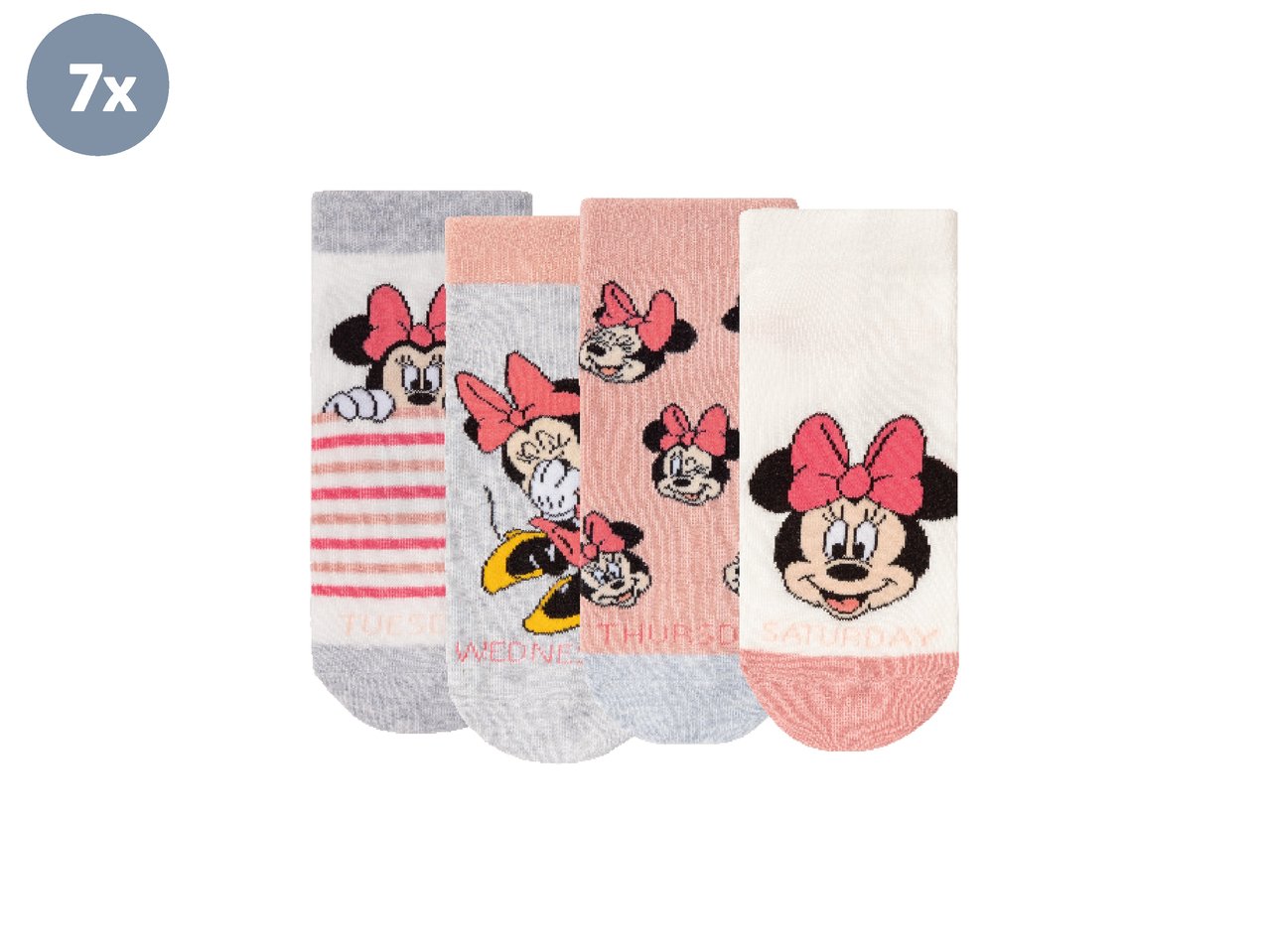 Calzini da bambina "Minnie, Paw Patrol, Peppa Pig"