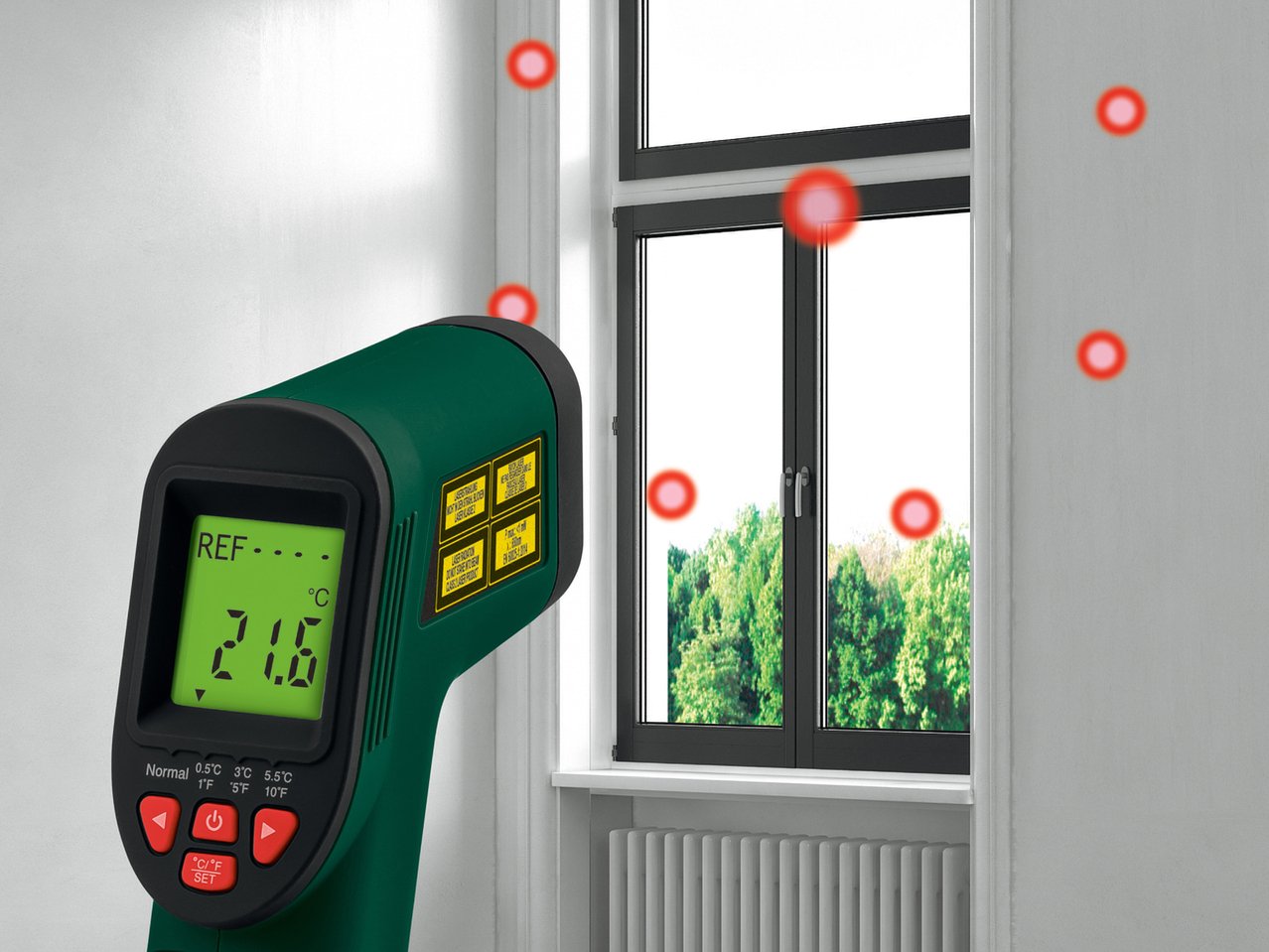 Misuratore di temperatura ad infrarossi