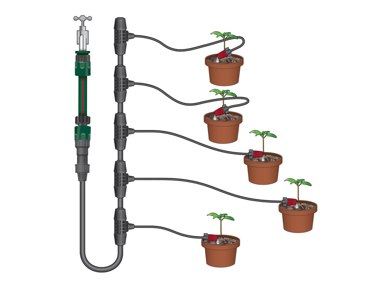 Set ampliamento per irrigazione a goccia