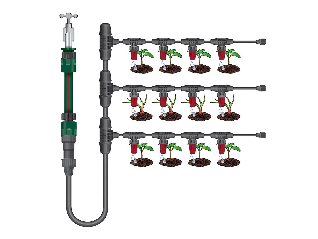 Set ampliamento per irrigazione a goccia