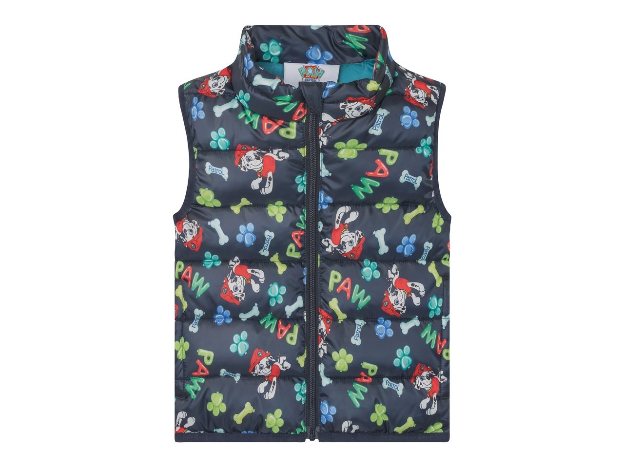 Gilet imbottito per bambini "Paw Patrol, Peppa Pig"