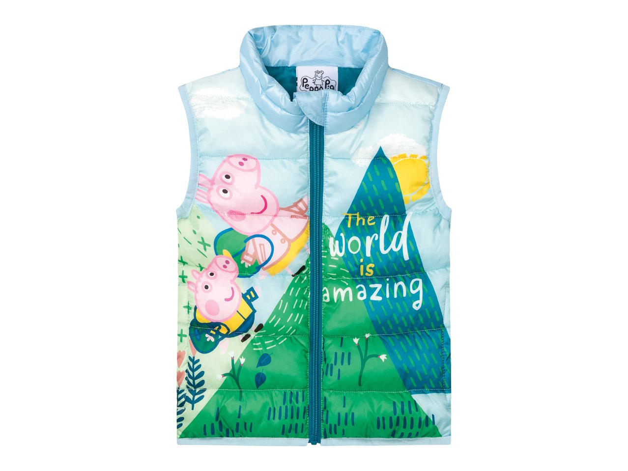 Gilet imbottito per bambini "Paw Patrol, Peppa Pig"