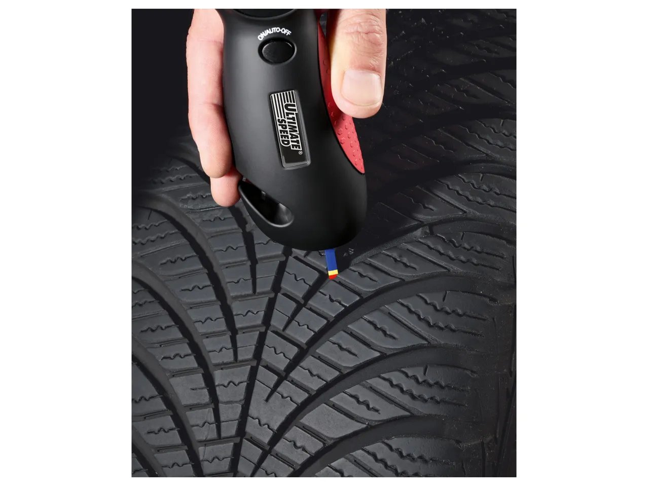 Manometro per pneumatici 5 in 1