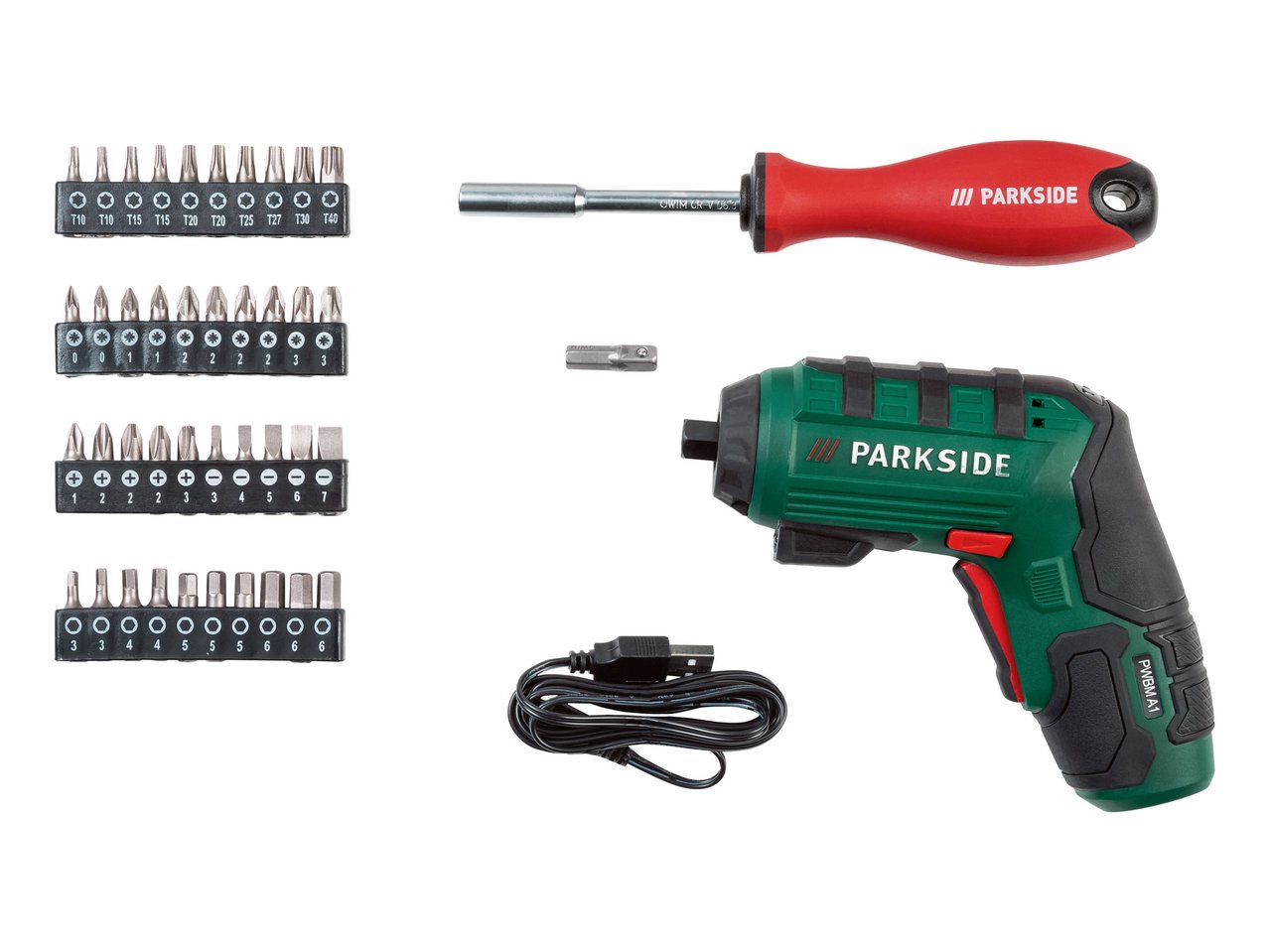 Cassetta degli attrezzi con avvitatore ricaricabile, 92 pezzi