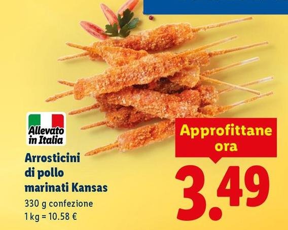 Arrosticini Di Pollo Marinati Kansas