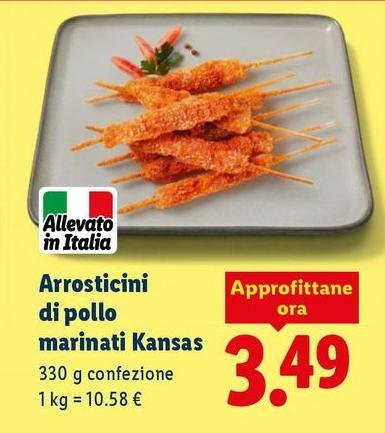 Arrosticini Di Pollo Marinati Kansas