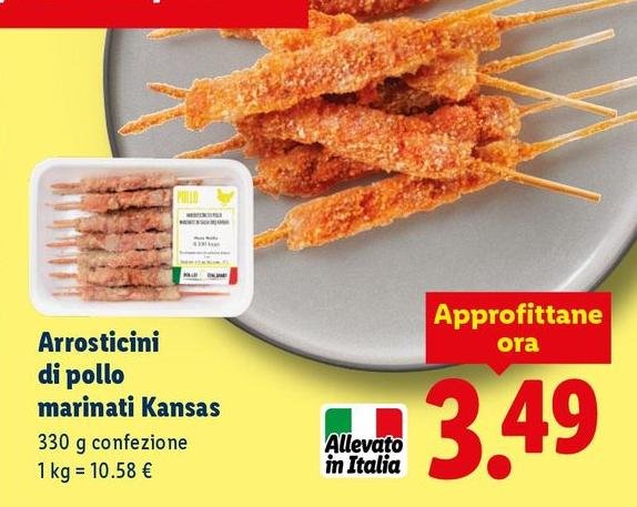 Arrosticini Di Pollo Marinati Kansas